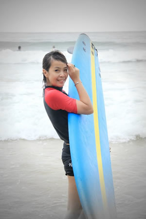 Surfing lessons at Phuket Surf School